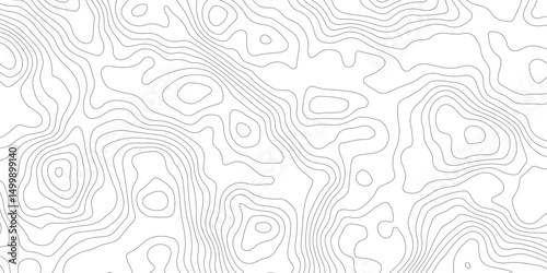 Abstract Topographic Contour Lines. Seamless Abstract Topographic Map Background. Gradient Contour Lines