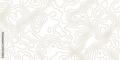 Abstract Topographic Contour Lines. Seamless Abstract Topographic Map Background. Gradient Contour Lines