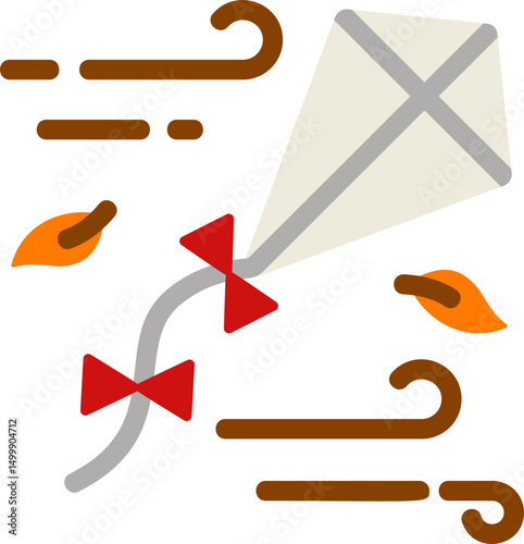 Kite Flat Icon