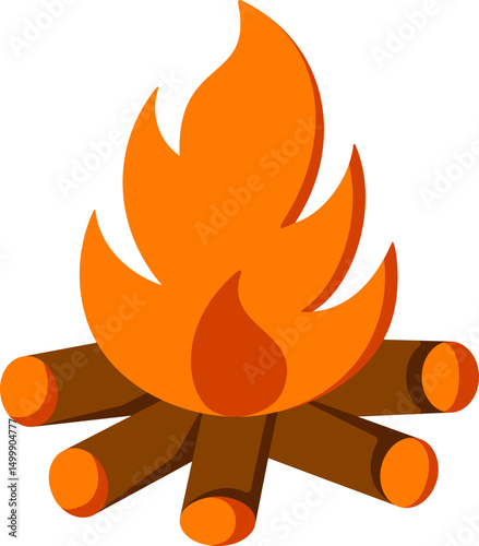 Bonfire Flat Icon