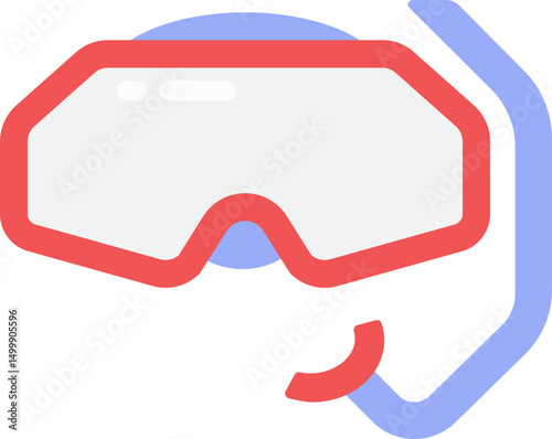 Snorkel Flat Icon