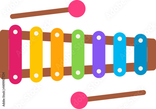 Xylophone Flat Icon