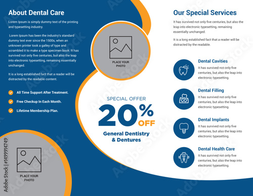 Modern business infographic design template with circle elements for web banner illustration