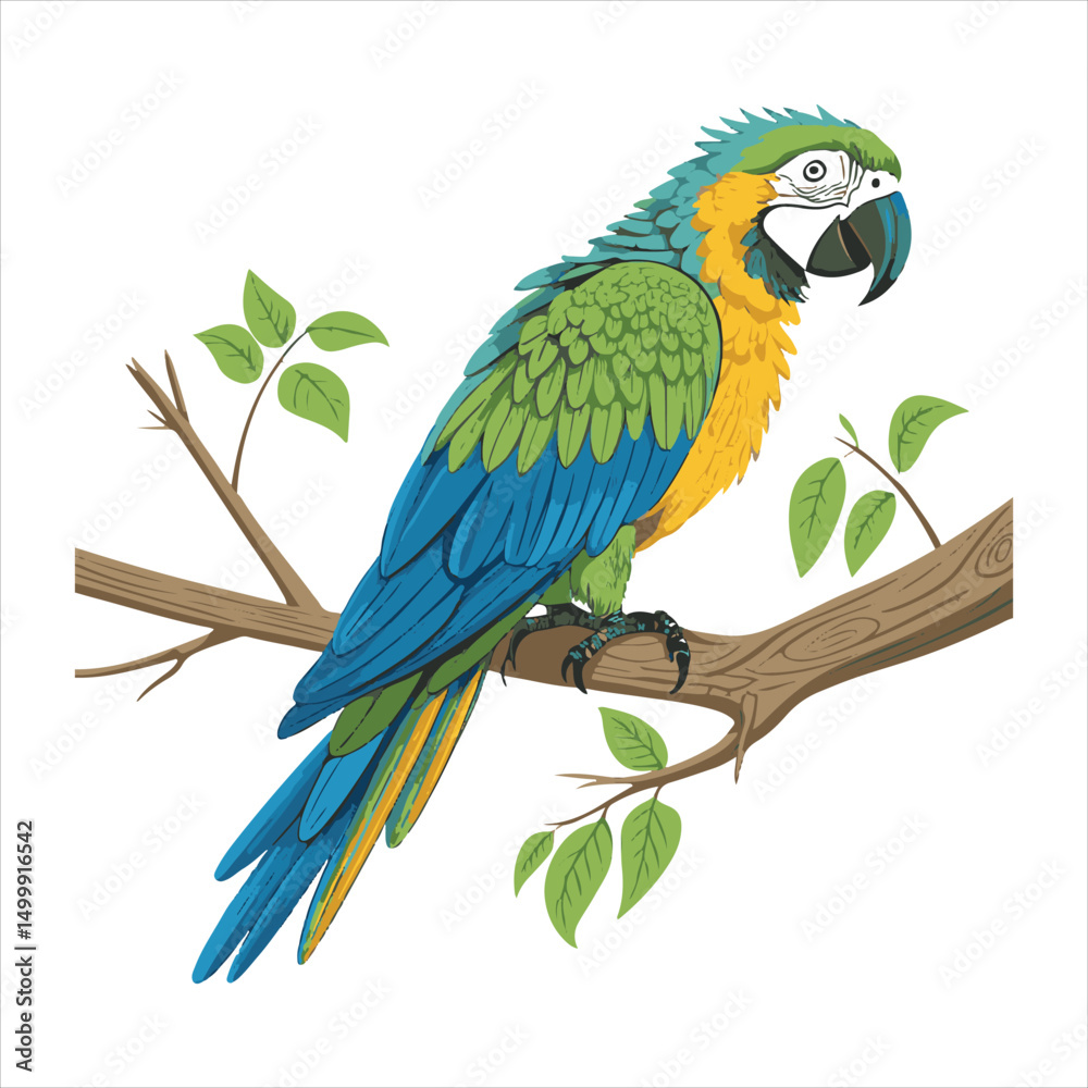 Fototapeta premium parrot Vector 