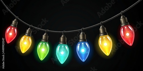 Colorful String Lights on B...