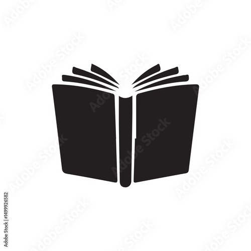 Book icon flat line symbol icon. vector illustration eps 10