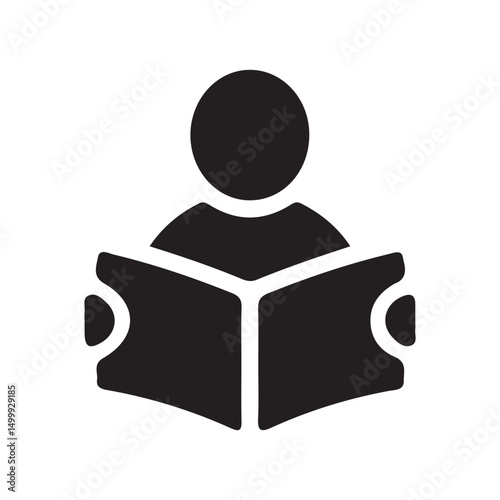 Book icon flat line symbol icon. vector illustration eps 10