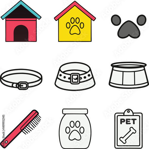 Home icon set vector collection symbol sign illustration