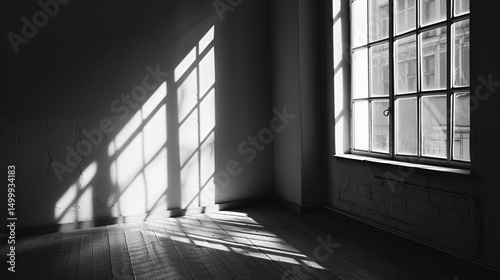 empty room with window