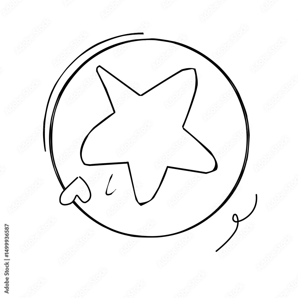 Fototapeta premium star icon vector illustration