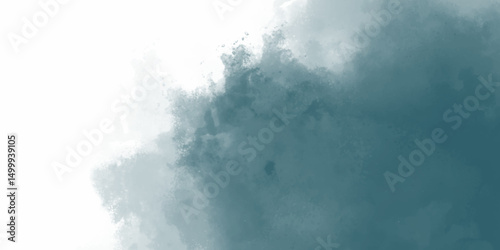 Abstract background of colorful liquid liner. Blue sky with beautiful natural white clouds. Serene blue sky with solitary white cloud, a captivating display of nature's beauty. 