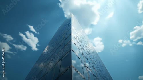 Modern Architecture Glass Skyscraper Reaching for the Sky - Stunning Architectural Design
