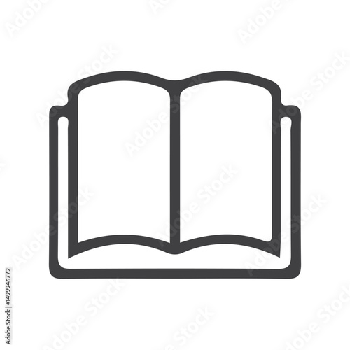 Book icons. Simple books icon series. Open book icon. Education signs, vector eps 10