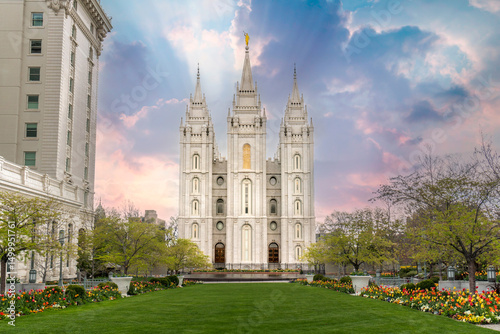 Temple square in Salt Lake City
