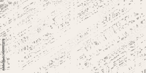 Ecru grain paper texture. Vintage textured background with dots, speckles, specks, flecks and particles. Craft repeating wallpaper. Natural cream grunge surface background. Vector backdrop