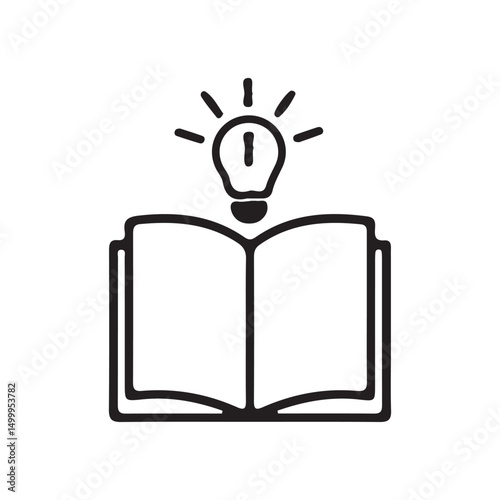 Book icon. open book icon vector. ebook icon. vector illustration eps 10