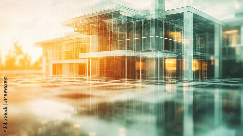 Obraz premium Real estate background with house and money symbolizing property investment, mortgage planning, and financial housing decisions in a commercial context.