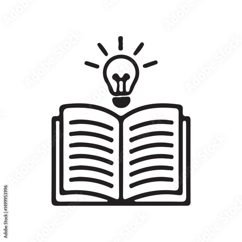Book icon. open book icon vector. ebook icon. vector illustration eps 10