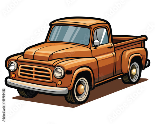 a classic pickup truck with detailed chrome bumper