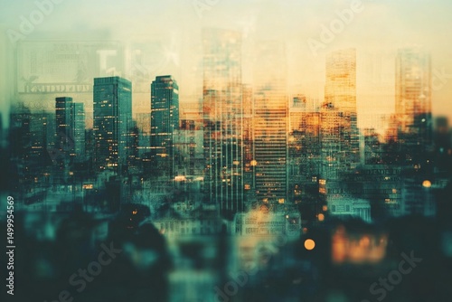 Wallpaper Mural Real estate background with house and money symbolizing property investment, mortgage planning, and financial housing decisions in a commercial context. Torontodigital.ca