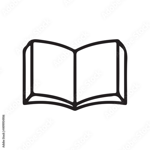 Book icon. open book icon vector. ebook icon. vector illustration eps 10