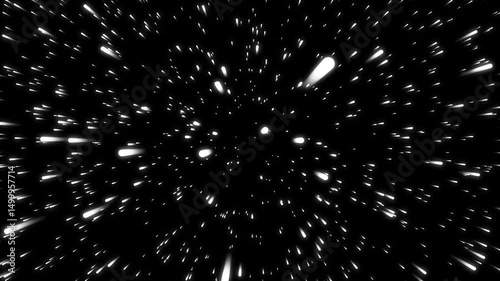 Starburst on the black background 4K resolution stock video