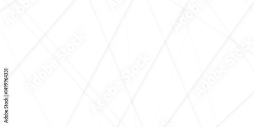Abstract white and gray line background design. squares in bright light with soft shadows as pattern. paper texture design Modern and geometric design.