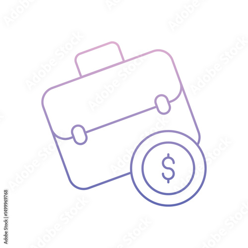 Briefcase Vector icon
