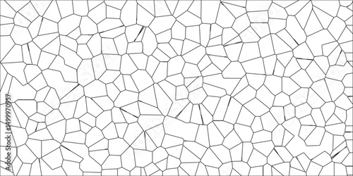 Mosaic broken tiles design stained seamless geometric retro pattern. A Complex Digital Fractal Pattern and Interwoven Algorithmic Details. oronoi diagram background and Seamless pattern with 3d shapes