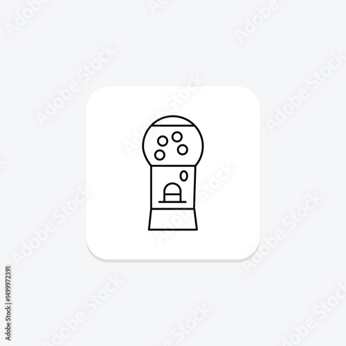 Gum Vending, vector, pixel perfect, illustrator file