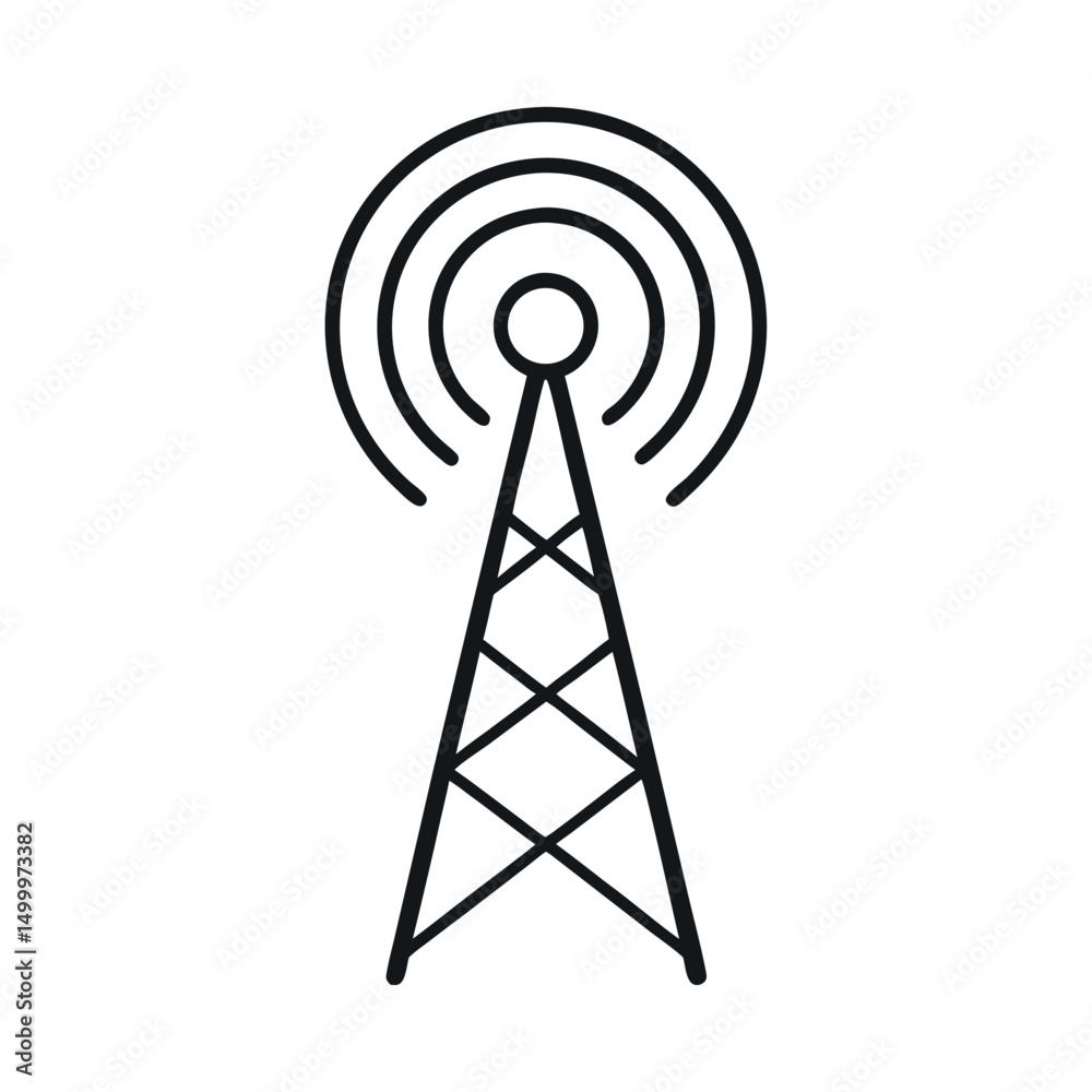 communication tower icon communication tower icon