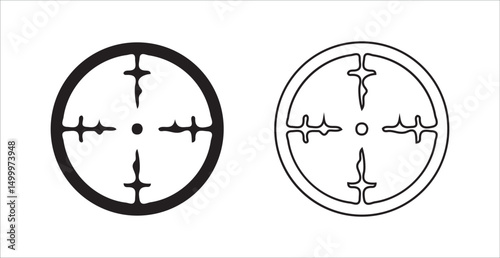 vector illustration of a set of zodiac signs