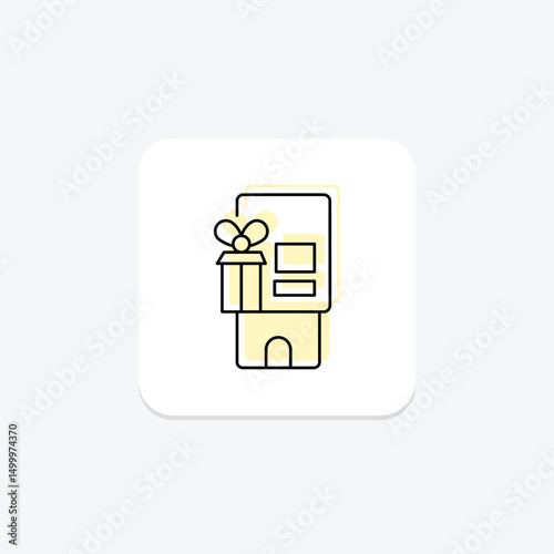 Gift Card Vending, vector, pixel perfect, illustrator file