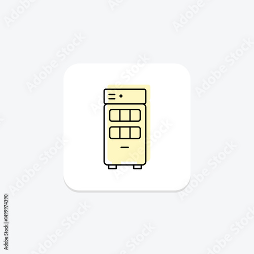 Battery Vending, vector, pixel perfect, illustrator file