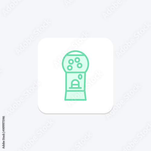 Gum Vending, vector, pixel perfect, illustrator file