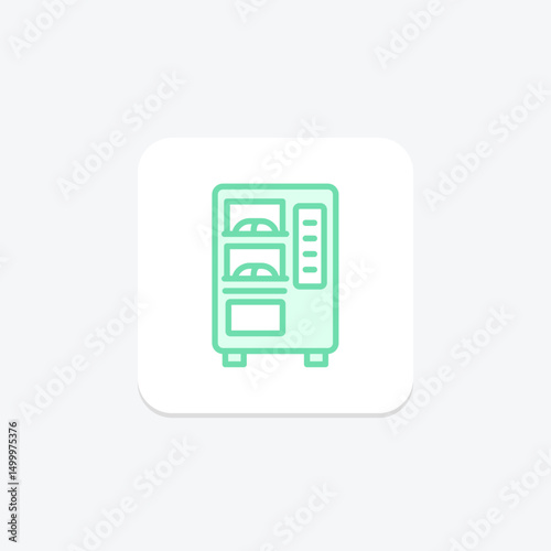 Bento Vending, vector, pixel perfect, illustrator file