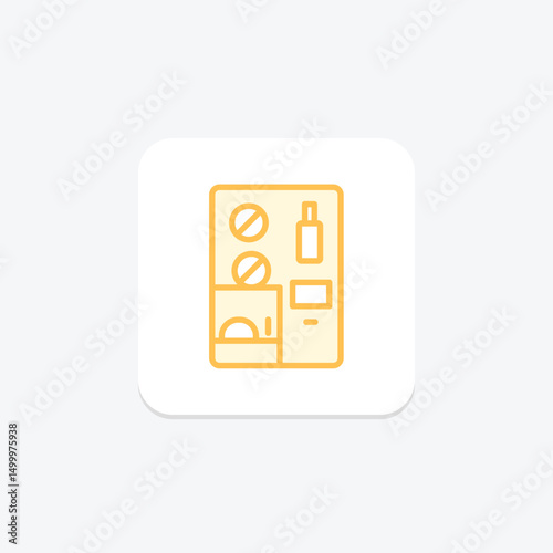 Makeup Vending, vector, pixel perfect, illustrator file