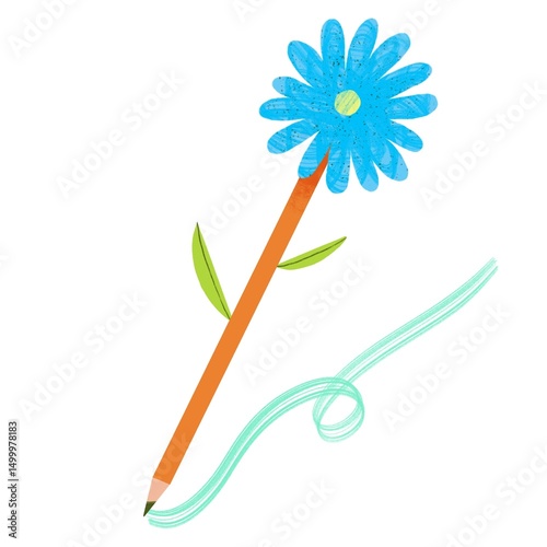A Flower which is also a Pencil
