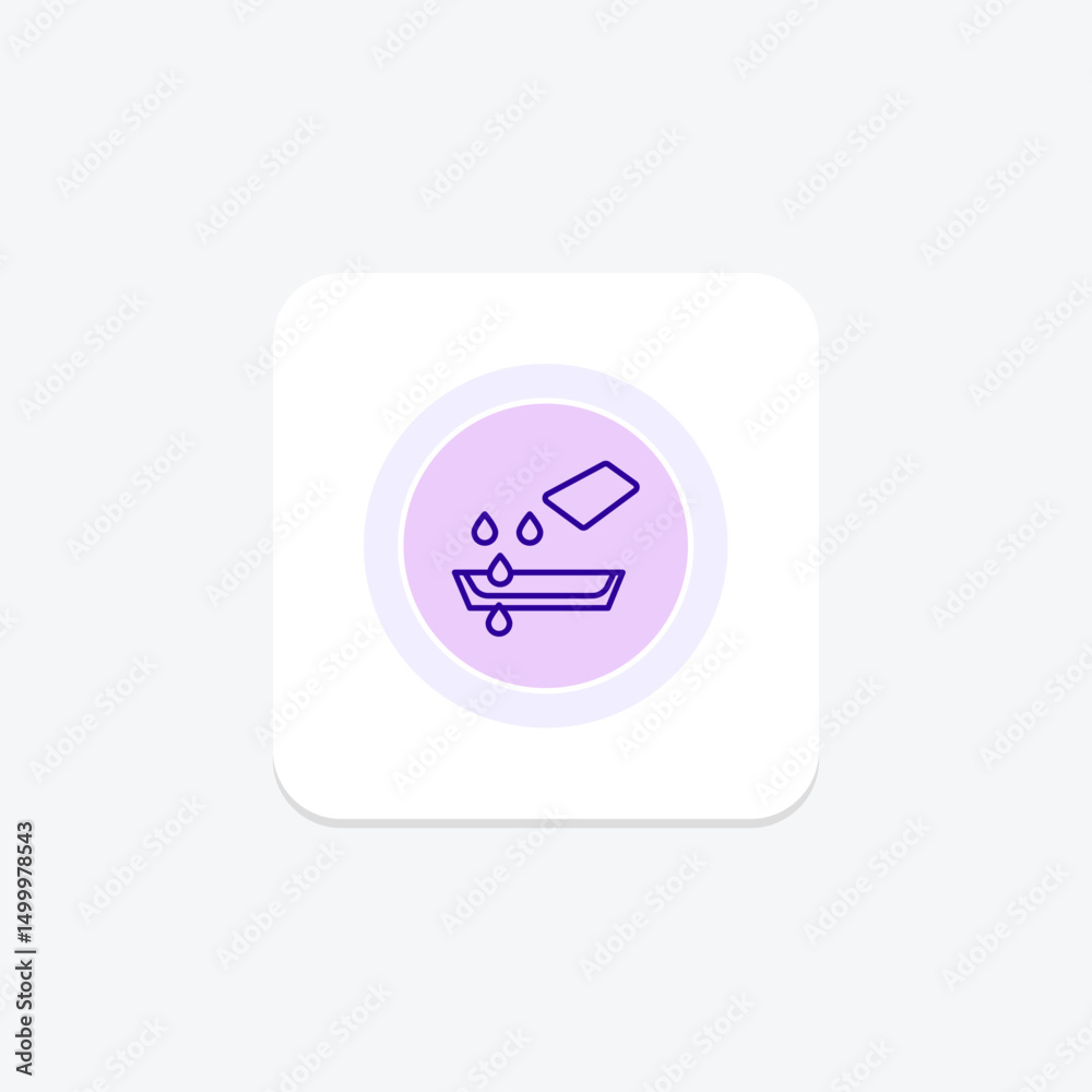 Fototapeta premium Drop Tray, vector, pixel perfect, illustrator file