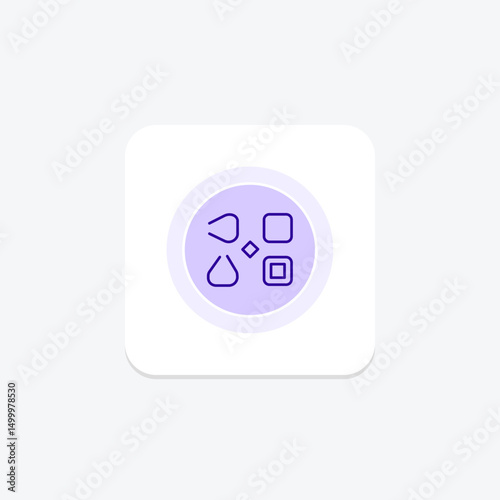 Item Selector Buttons, vector, pixel perfect, illustrator file