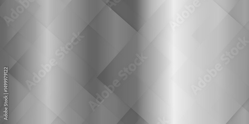 Abstract silver and gray technology concept diamond triangle geometric line background. modern seamless business technology concept geometric shapes. squares and triangle with soft shadows as pattern.