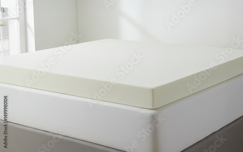 Luxurious Latex Mattress Topper,Soft,Thick,Comfortable Sleep,Enhance Your Rest,Premium Comfort,White,Two Inch Thick