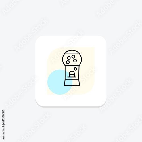 Gum Vending, vector, pixel perfect, illustrator file