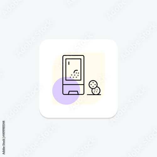 Cookie Vending, vector, pixel perfect, illustrator file