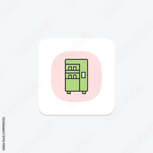 Vending Machine, vector, pixel perfect, illustrator file