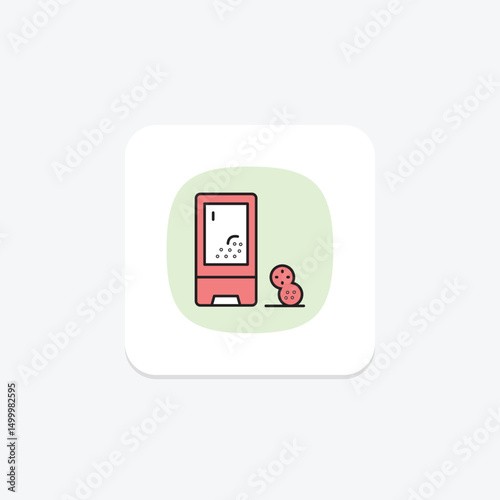Cookie Vending, vector, pixel perfect, illustrator file