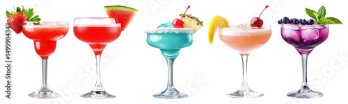 Wallpaper Mural PNG Soft pink summer cocktail with cherry and lemon on top beverage drink fruit., transparent background Torontodigital.ca