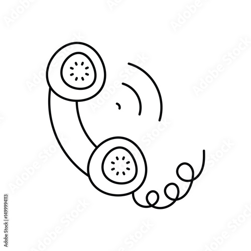 Phone Receiver Vector icon