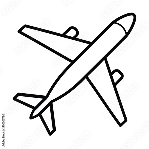 vector airplane icon