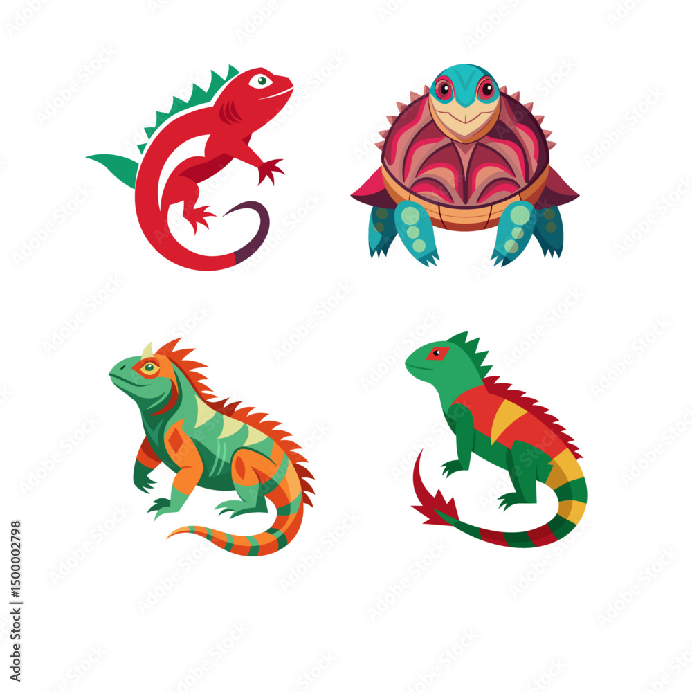Obraz premium vector illustration of an abstract dragon